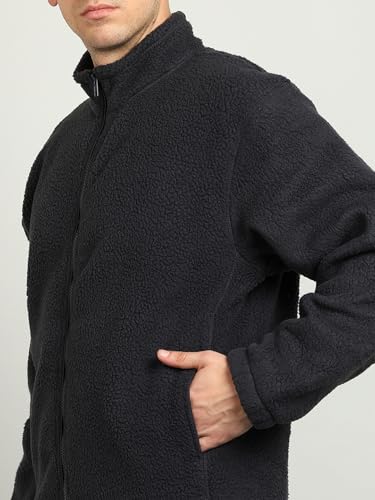 Image of Alan Jones Clothing Men's Fleece Full-Zip Jacket | Pile Lined Winter Warm Jacket for Men