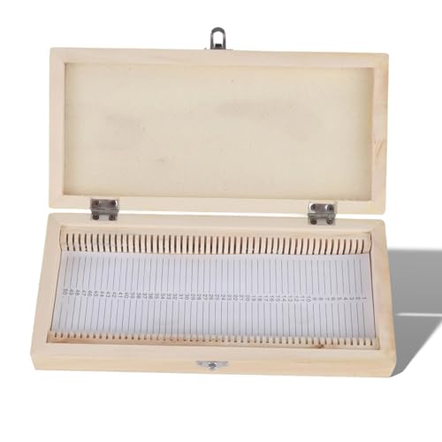 Boîte de rangement en bois pour microscope grand modèle pour classer vos lames sur le bureau