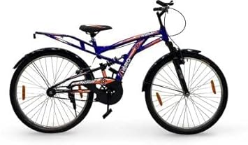 Hero RAFALE 26'T?Single Speed with Dual Suspension Road Bicycle, Multicolor