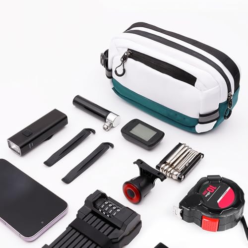 Sac de guidon de vélo à poches de rangement pour optimiser vos trajets - 5