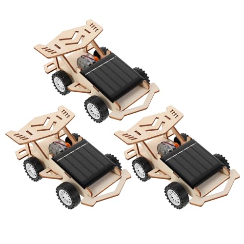 SOPOTUTU Juego De 3 Kit Solar Montaje DIY Coche Solar Stem Educativo Proyecto Ciencia...