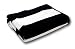 Lara Cabana 100% Turkish Cotton Beach Towel Pool Spa Bath by Corner4Shop (Black/White Striped)