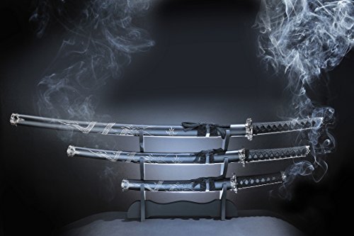 Photo Wall Mural Japanese Katana Set Swords Wall Art Decor Photo Wallpaper Poster Print #TOP1