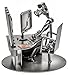 STEEMO Schraubenm&auml;nnchen B&uuml;ro PC Informatiker Geschenk Stifthalter 16x12x15 cm