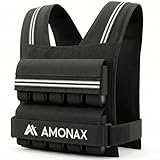 Amonax Chaleco Lastrado 10kg / 20kg / 30kg, Caminar y Fitness