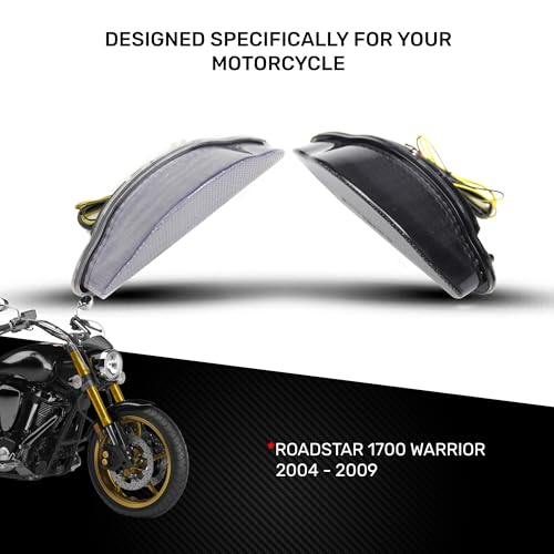 Feu stop LED clignotants pour remplacer optique arrière Warrior teinté