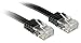 Produktbild LINDY 47525 - Cat.6 Flachband-Patchkabel ungeschirmt - Schwarz - 10 m