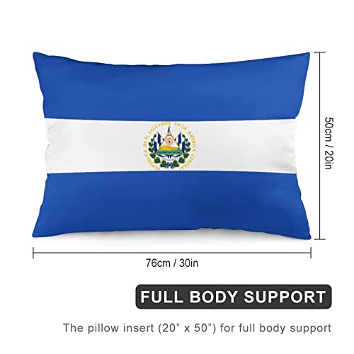 Girls Boys Pillowcases Pillows Covers Cases Country Nation Vintage Flag Pillow Case 20X30 El Salvador Flag Bed Throw Pillows For Livingroom Sofa Decoration Closure Double-Sided Printing Design #TOP1