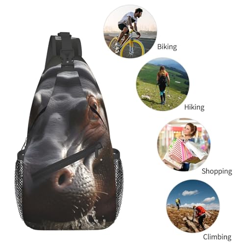 Bolso cruzado para hombre estilo bandolera deportivo negro miniatura 6