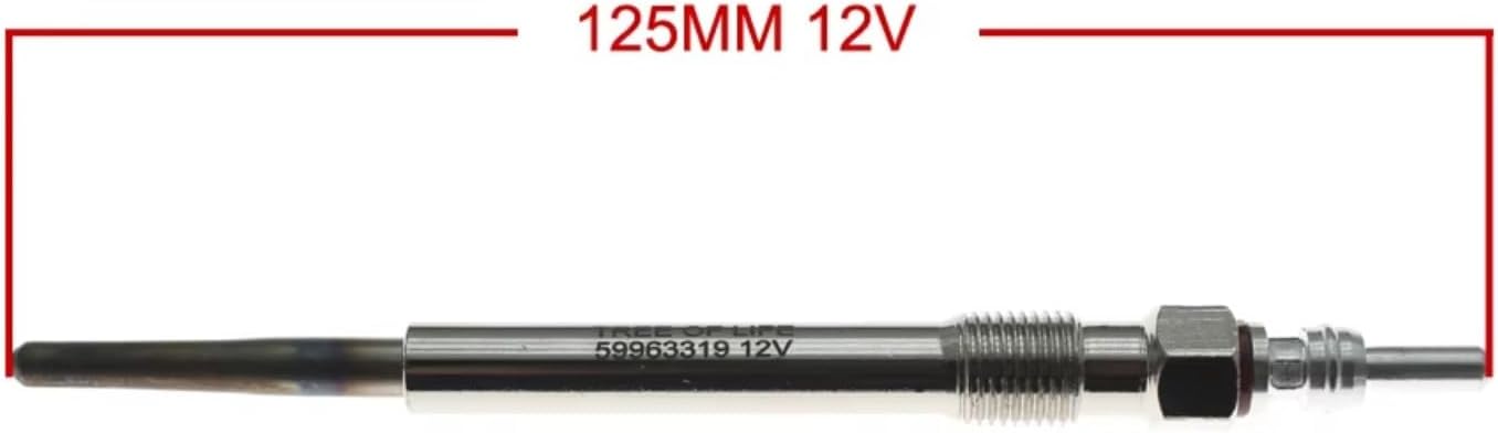 diesel heater glow plug Compatible With VW 2.5 For TDI OE 059963319 059963319A 059963319H 0250202102 88900717 Replaces Accessories Diesel Heater Glow Plugs(1pcs)