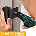Home Security Door Lock Door Reinforcement Lock Door Locks for Kids Safety Flip Door Lock Latch Childproof Night Lock Door Security Front Door Child Safety Lock High Security Locks for Doors Inside