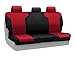 Coverking Custom Fit Front Solid Bench Seat Cover for Select Toyota Tacoma Models - Neosupreme (Red with Black Sides)