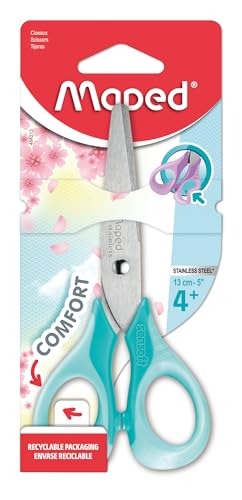 Tesoura 13cm, Maped, Sensoft 3D, 484213, Cores Pastel Sortidas