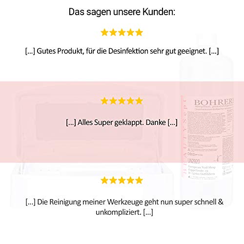 BEAUTYSept Instrumentenaufbereitungs-Set â 1 l Konzentrat + 500 ml Tauchwanne & 2 Spezialbürsten â CE-zertifiziertes Medizinprodukt Kl. II b – Bild 8