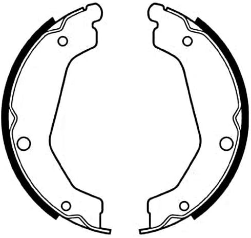 DELPHI Parking Brake Shoe Set compatible with HYUNDAI Terracan 01-06 58350-H1A40