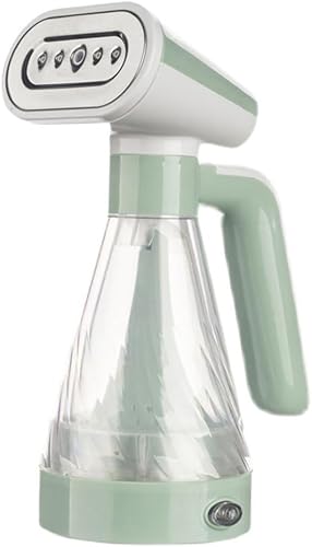 Miniatura 1 de DAUTAI Vaporizador portátil de mano para ropa, removedor de arrugas para ropa, tanque de agua transparente con un solo toque, vaporizador de ropa de