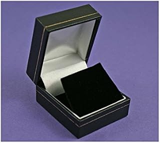 SilverFox Black Leatherette Earring Box