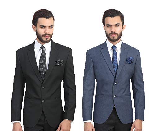 Image of MANQ Men's Slim Fit Single Breasted Blazer