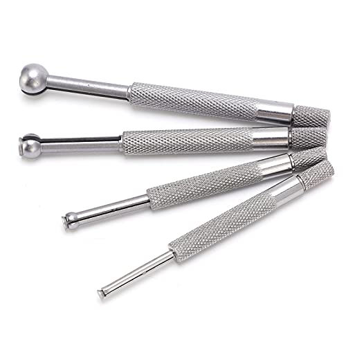 RASTKY Teleskoping Voller Runde Bohrungsmessgeräte für Kleine Löcher - 4pcs Teleskopmessgerät 3-13 Mm - Wärme Behandeltes Stahllochmessgerät