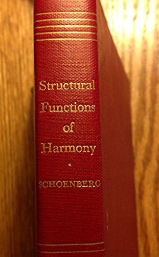 Structural functions of harmony B001150GBQ Book Cover