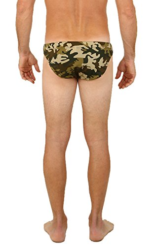 UZZI Men's Hot Body Swim Bikini Swimwear Patriotic Flag2