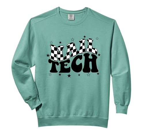 Nail Tech Graduation Licensed Nail Tech Comfort Colors Adult Sweatshirt