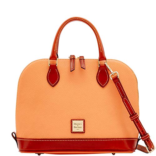 Dooney & Bourke Pebble Grain ジップジップサッチェル, アプリコットのサムネイル