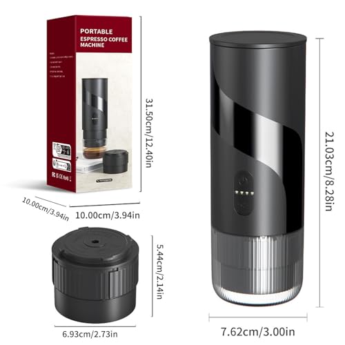 Cafetera portátil ajustable con batería recargable 100 mL miniatura 5