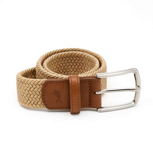 Men’s Stretch Woven Belt – Navy Blue