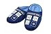 Doctor Who Mens TARDIS Plush Slippers (Blue, Large Size 10 US)