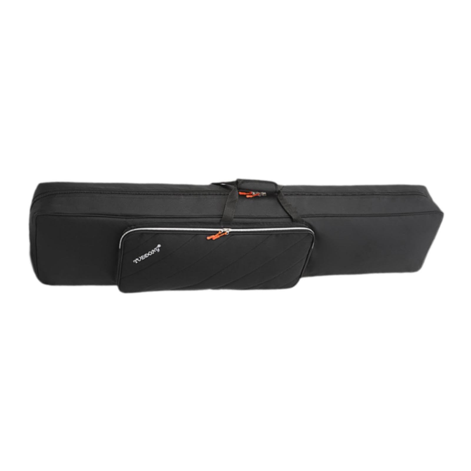 Dick gepolsterte Tasche für E Pianos und E Orgeln mit integrierten Gurten für lange Haltbarkeit. 88 Tasten Keyboardtasche/Piano Tragetasche, Schwarz, 137 cm