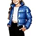 BFAFEN Girls Fashion Tops Boys Girls Winter Coat Teens Shiny Puffer Jacket with Hood Warm Quilted Cardigan for School Trip Party 1-10 Years