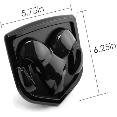 Autogem 20092018 RAM 1500 2500 3500 Tailgate LED Lighted Emblem Black COB Red LED Mopar Licensed