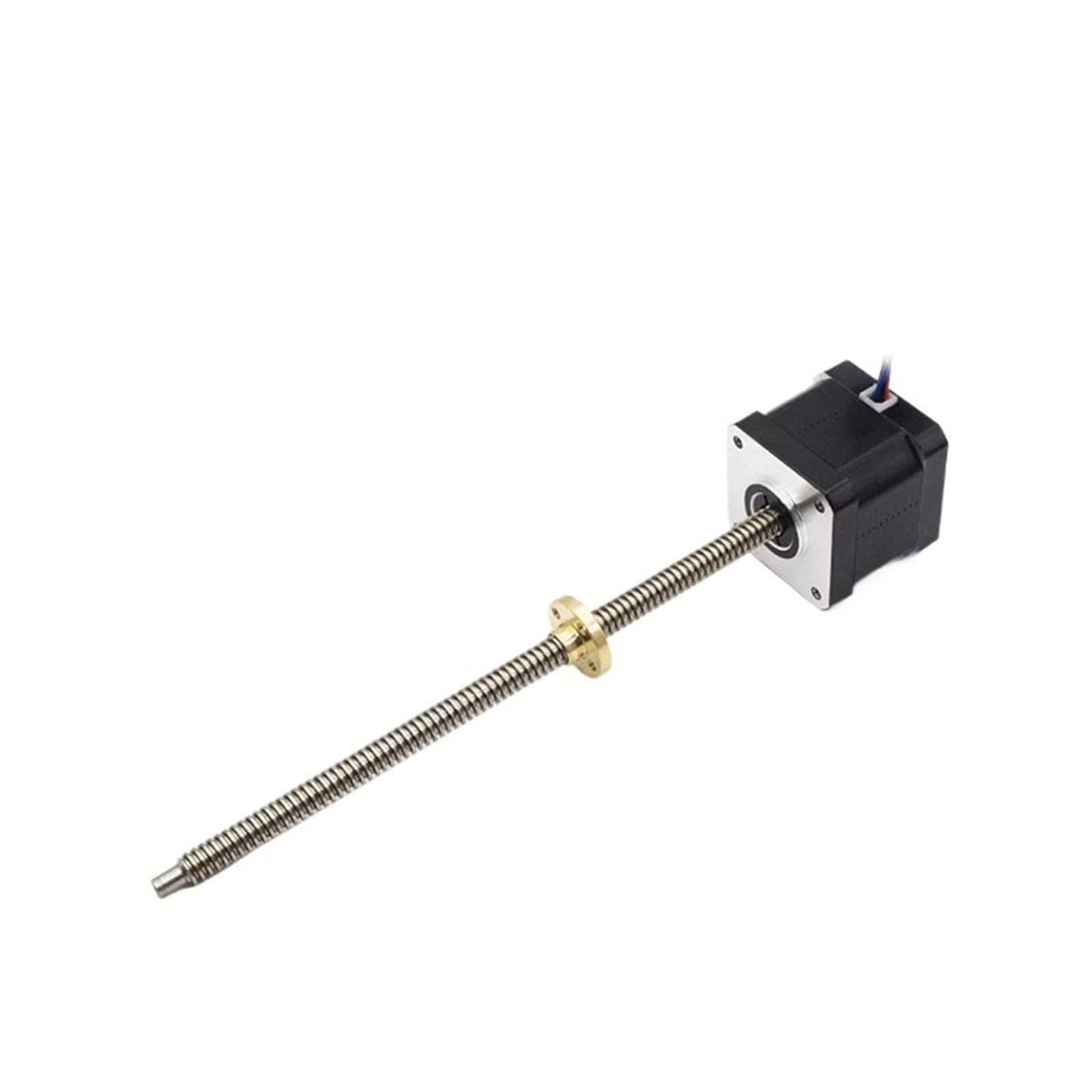 Motor Paso a Paso Lineal NEMA11, Mini actuador de Tornillo Trapezoidal Tr5/Tr8 de 28 mm for automatización CNC de Impresora 3D(28 * 52 Motor Tr8*8-320mm)