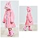 SSAWcasa Rain Poncho Kids with Hood, Toddler Girls Rain Jacket Coat Boys, Waterproof Children Baby Raincoat Rainwear Gear Outerwear
