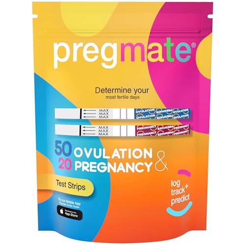 Image of Pregmate 50 Ovulation and 20 Pregnancy Test Strips