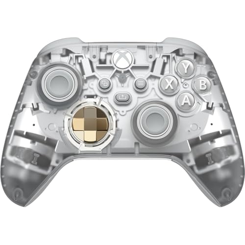 Image of Microsoft QAU-00157 Xbox Wireless Gaming Dual Controller Bundle (Ghost Cipher Special Edition) for Xbox Series X|S, Xbox One, Windows PC, Android and iOS