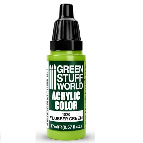 Green Stuff World Acrylfarbe Flubber Green 1820 für Modelle und Miniaturen