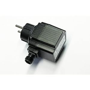 Arnusa stekkeradapter 12 V AC 1800 mA 21.6 VA IP44 20 W voor fonteinen, verlichting en lichtkettingen