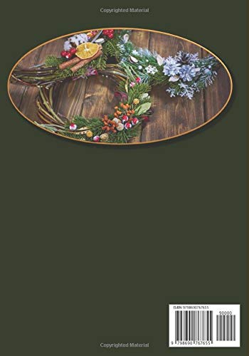 image for Wreaths making Journal: creation tracking notebook⎪50 pre-formatted 