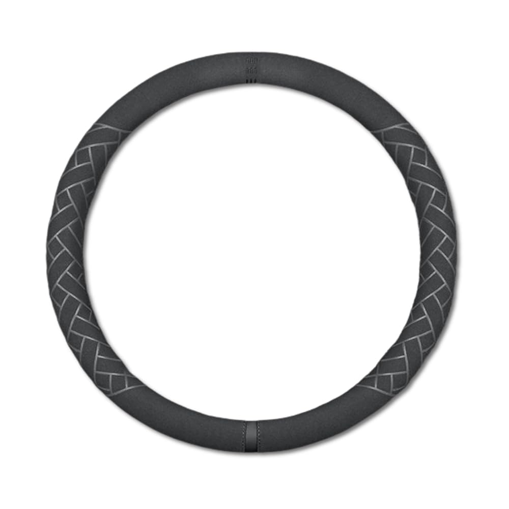 Car Steering Wheel Cover for Renault Duster Clio Logan Fluence Latitude Sandero Koleos 2000-2024, Breathable Anti-Slip Steering Wheel Cover Durable Steering Wheel Protector Car Accessories