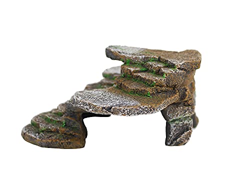 image for PENN-PLAX Reptology Shale Scape Step Ledge & Cave Hideout – Basking 
