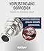 McKillans® Water Hose Quick Connect [UNIVERSAL FIT] 3 Pack - Stainless Steel Garden Hose Quick Connector - Durable Garden Hose Fittings - EASY INSTANT CONNECTION