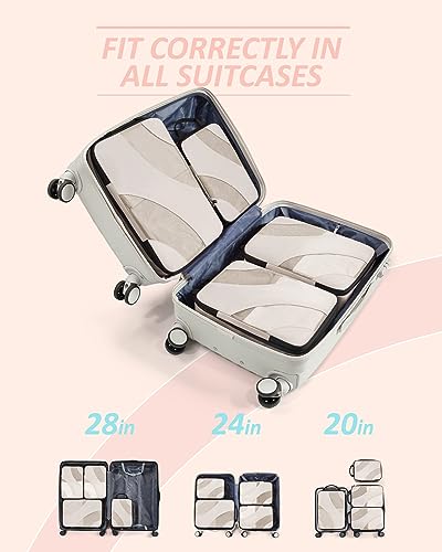 Image of BAGSMART Compression Packing Cubes for Travel