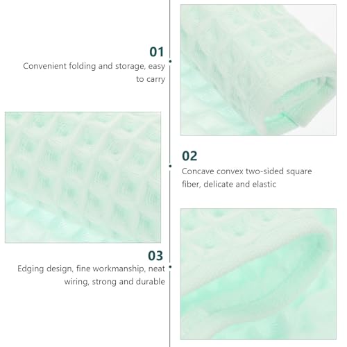Toalla de algodón de nido de abeja súper absorbente para gimnasio, pack de 3 unidades 4