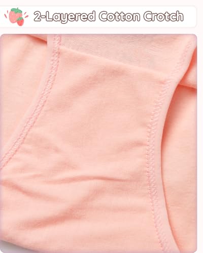 Charmi Slip Mutande Intimo Bambina 2-10 Anni Confezione da 10 Faccina Carina 6-8 Anni (Dimensioni del Produttore XL) - 3