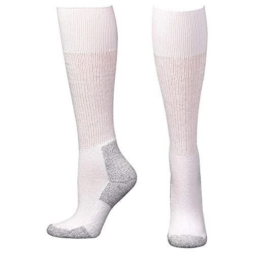 Boot Doctor Men's Over The Calf Socks 3-Pack White Large