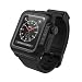 Catalyst Waterproof Apple Watch Case 42mm Series 2 & 3 with Premium Soft Silicone Apple Watch Band, Shock Proof Impact Resistant [Rugged iWatch Protective case], Stealth Black