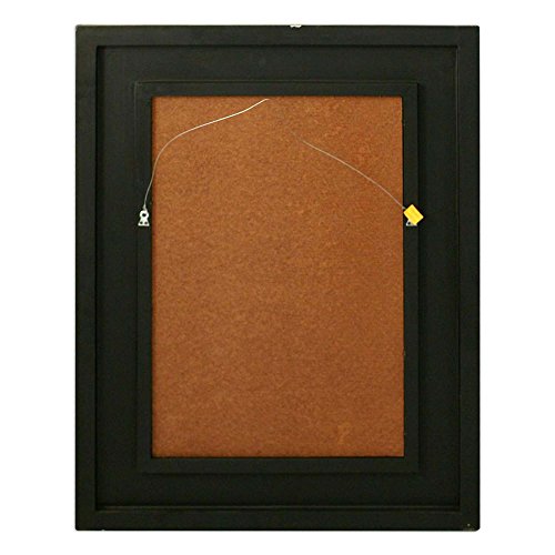 NOVICA White Floral Reverse Painted Glass Wall Mirror #TOP28