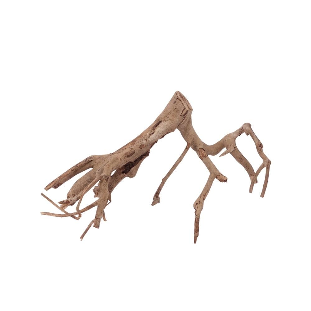AquaOne L radice di talawa n. 2319 - Decorazione per acquario, radice in legno, decorazione per acquario, paesaggio, mangrove, muschio, naturale, vero legno